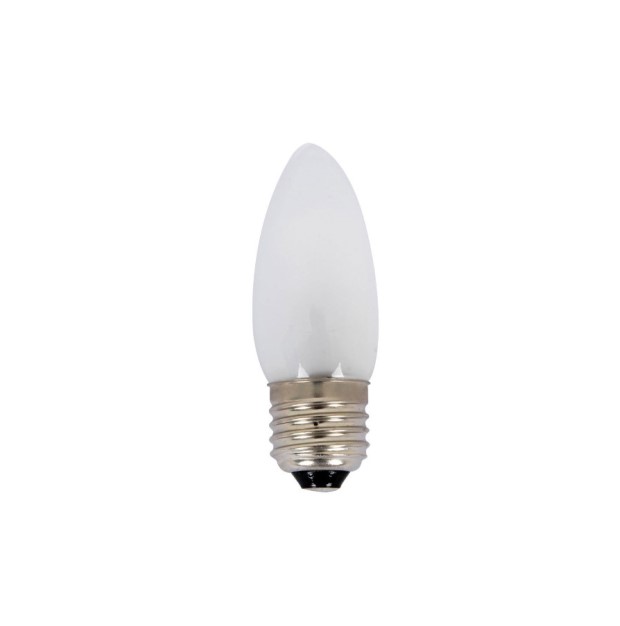 Lusion Lighting Candle 28W 3000K E27 Frosted Halogen Globe