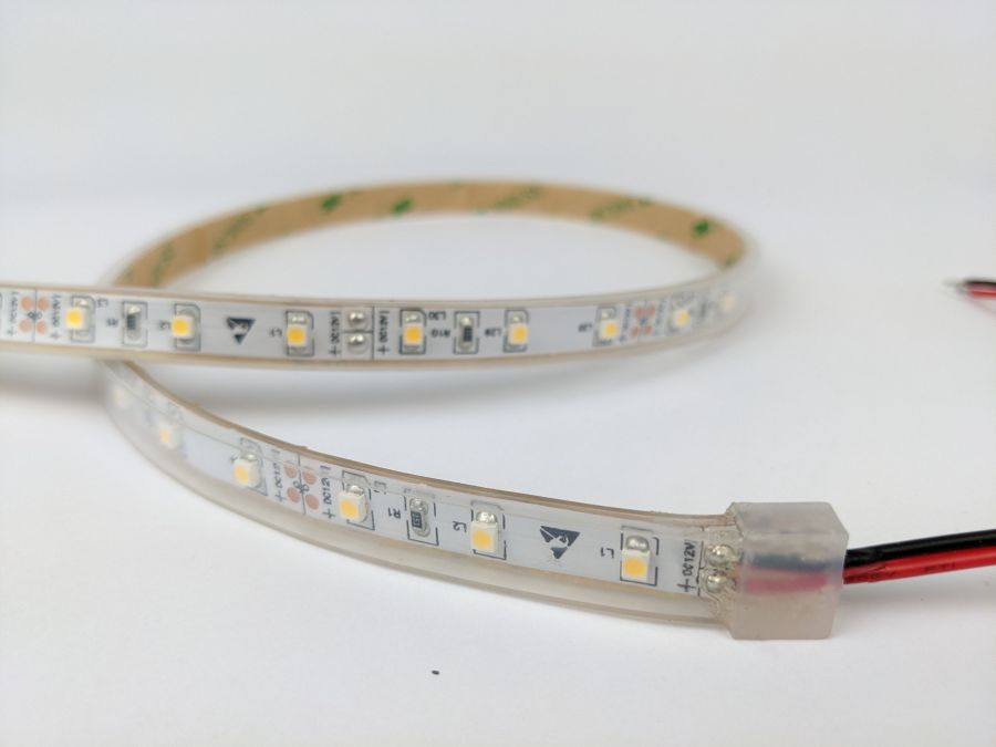 3528 LED Strip IP67 Silicon Sleeve | 3000K warm or 4000K natural white - end