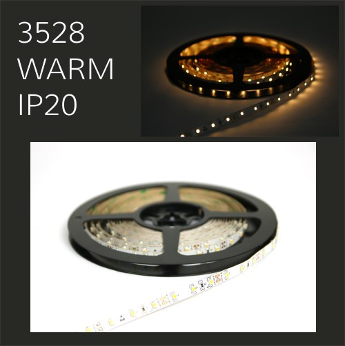 3528 Led Strip IP54 Warm