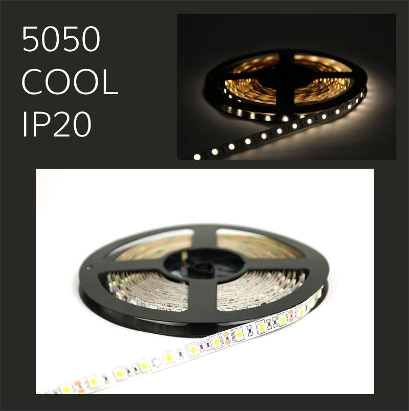 5050 LED Strip Lighting - IP20 - Cool White