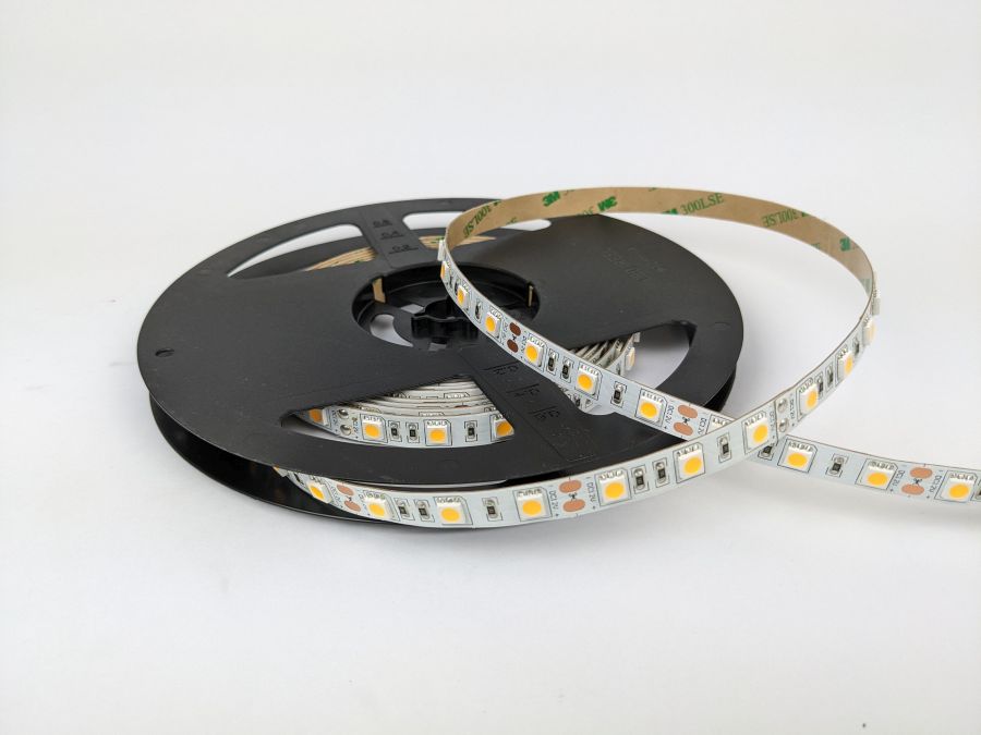 5050 LED Strip Light, 14.4watts per/m | 3000K Warm white or 4000K Natural white - 5m roll