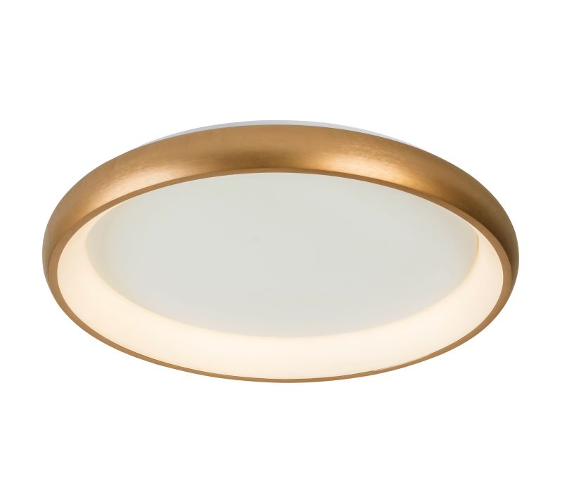 Ailia Imports Beaton LED Oyster Light ON Brushed Brass