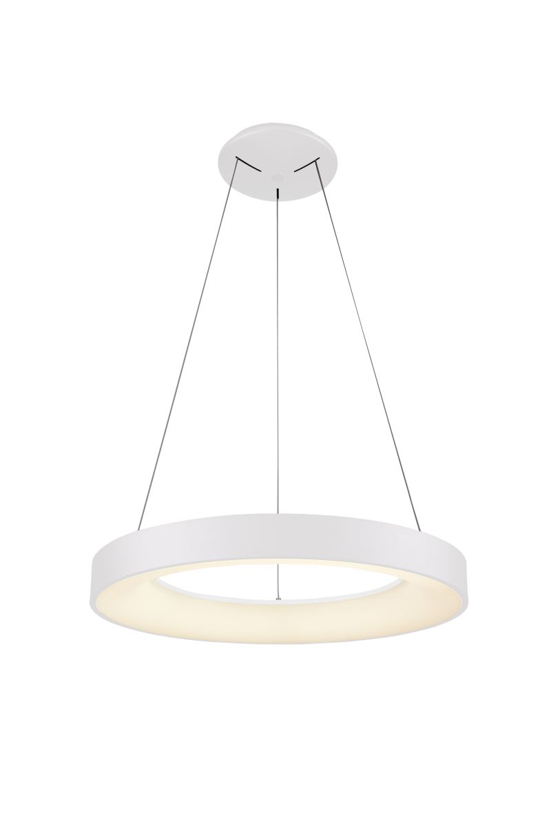 Ailia Imports Etwell White Pendant Light ON