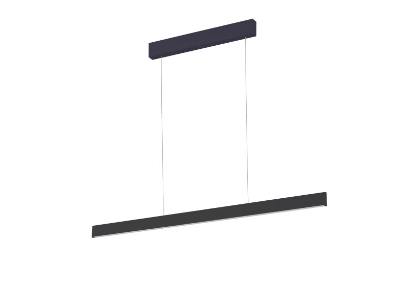 Ailia Imports Dalton Matte Black Pendant