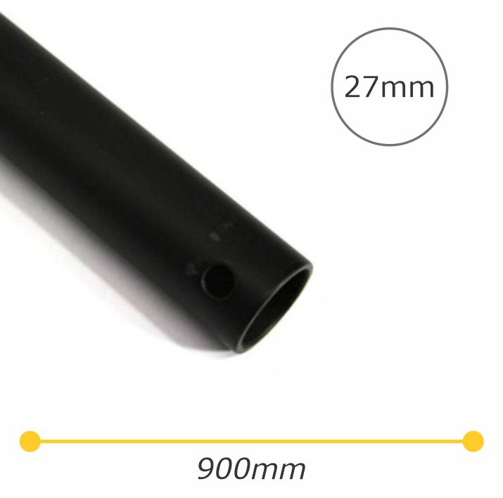 Fanco Sanctuary and Eco Style Ceiling Fan Extension Rod - 900mm Black