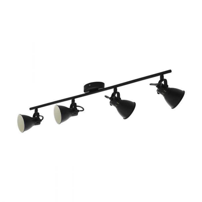 Eglo Seras 1 Spotlight Range - Black - 4 Light 98408N