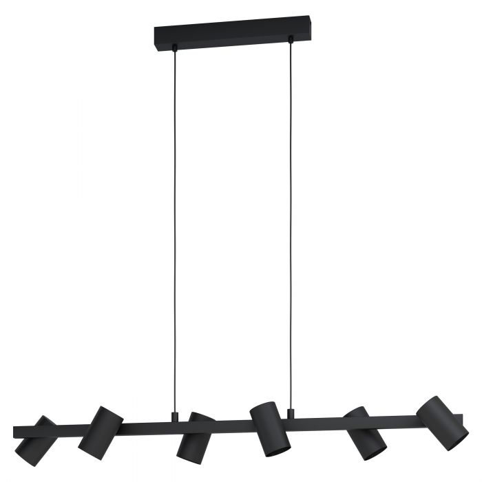 Eglo Gatuela 6llight Black Pendant light 99464N