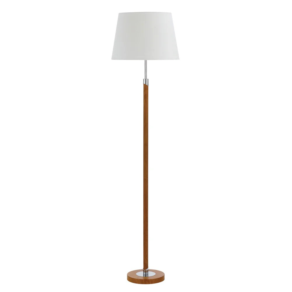 Telbix Lighting Belmore Teak Floor Lamp