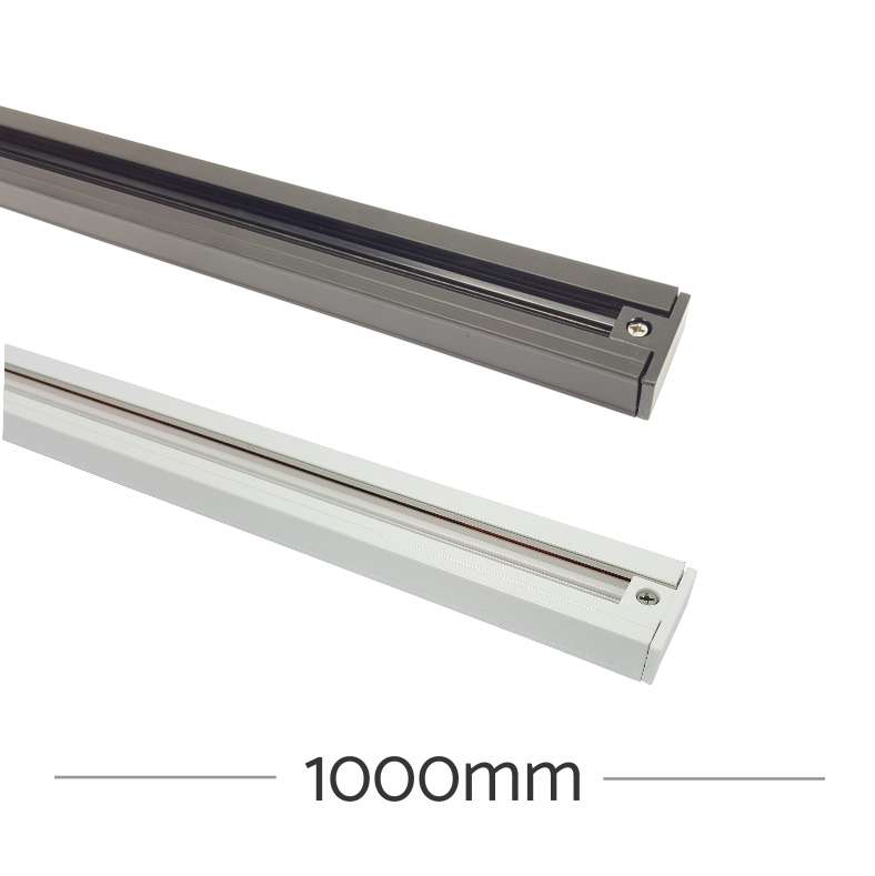 Ailia Track 1000mm Long - Black & White includes Live end