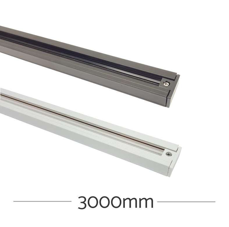 Ailia Track - 3000mm Track - Black & White