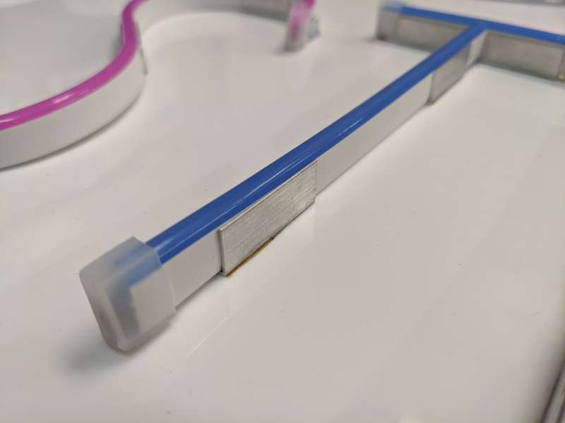 Flexi Neon LED Strip Lighting | Aluminium Mount example