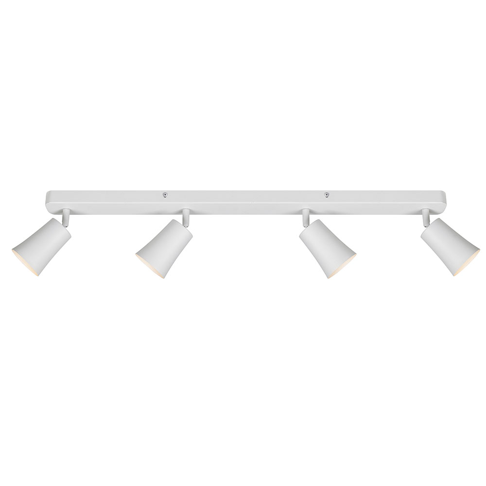 Telbix Alvey White GU-10 Spotlights - 4 Light model