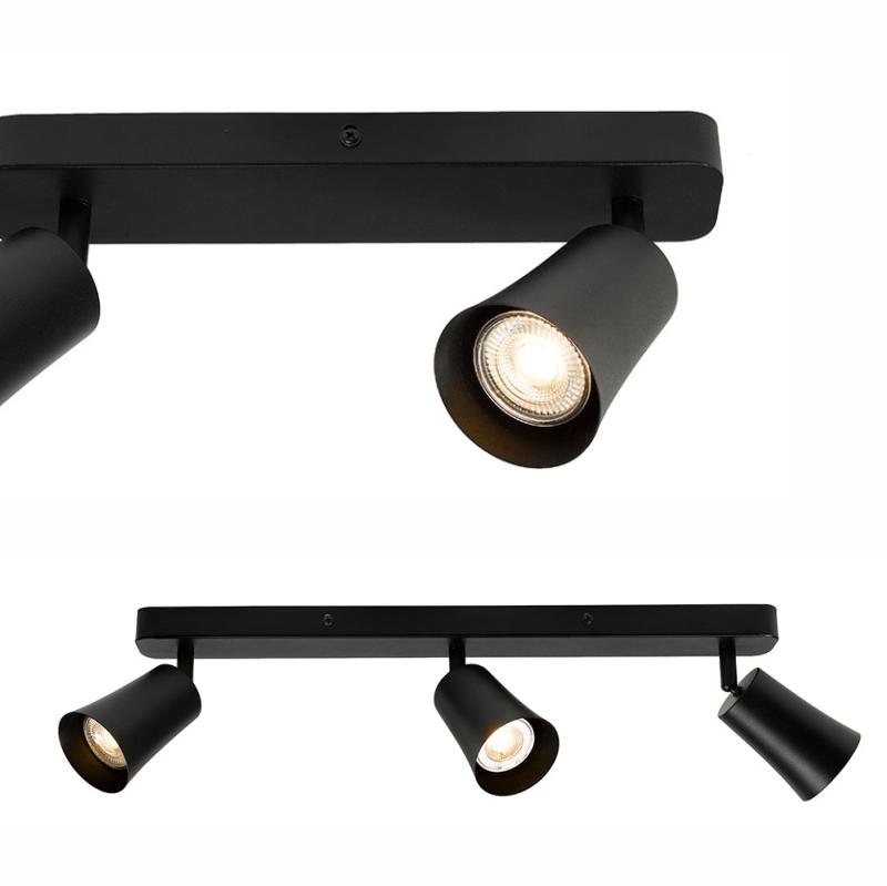 Telbix Alvey Black GU10 Spotlight Bars - Group