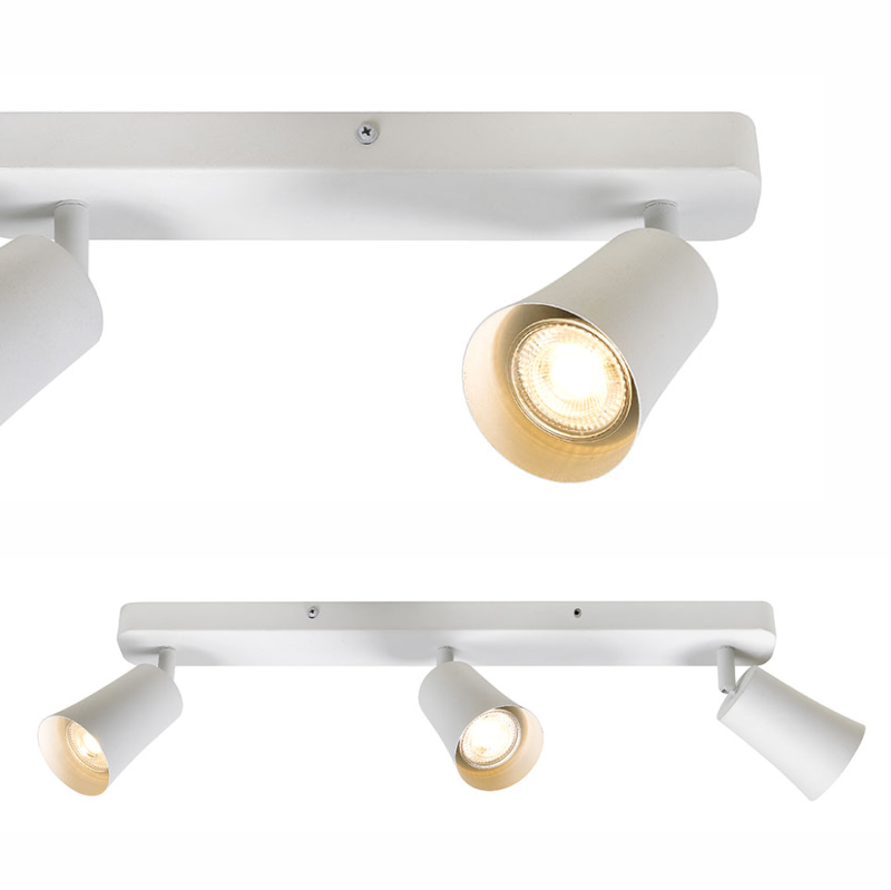 Telbix Alvey White GU-10 Spotlights - group