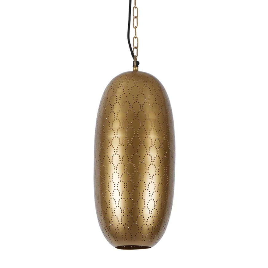 Anaconda Brass 1 Light Pendant light - not lit