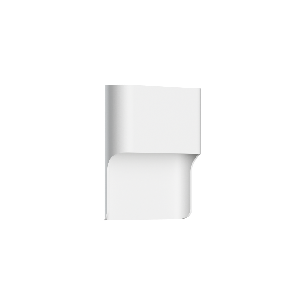 Unios Lighting Basc Medium Fixed One White Exterior Wall Light