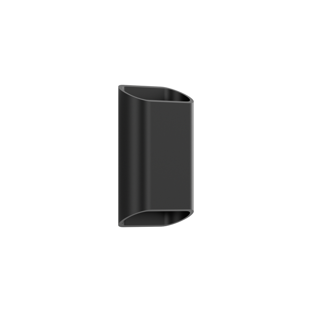 Unios Lighting Basc Fixed Two Black Exterior Wall Light