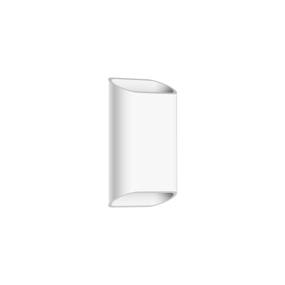 Unios Lighting Basc Fixed Two White Exterior Wall Light