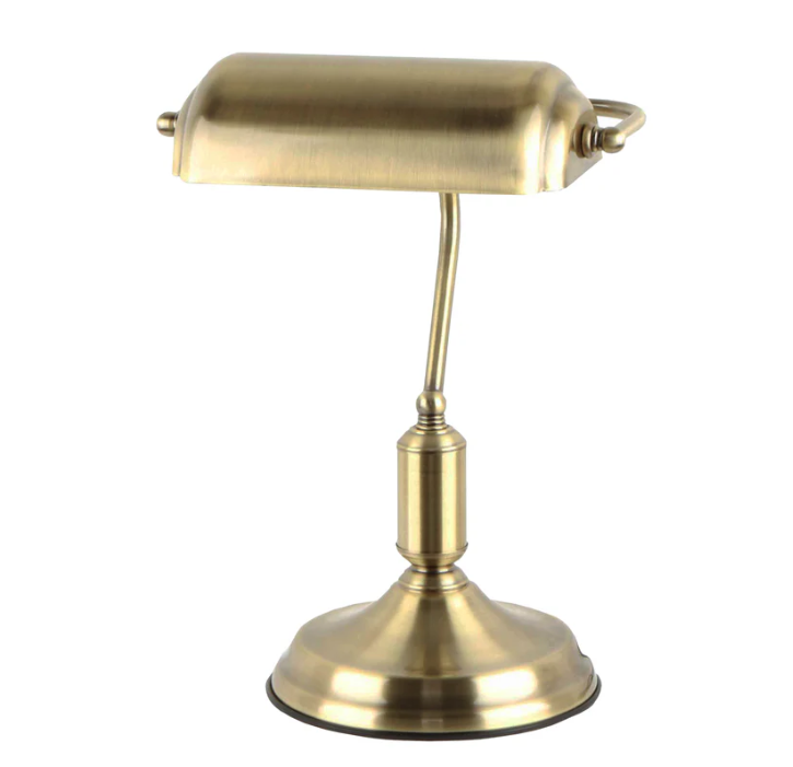 CLA Banca Table Lamps - Antique Brass
