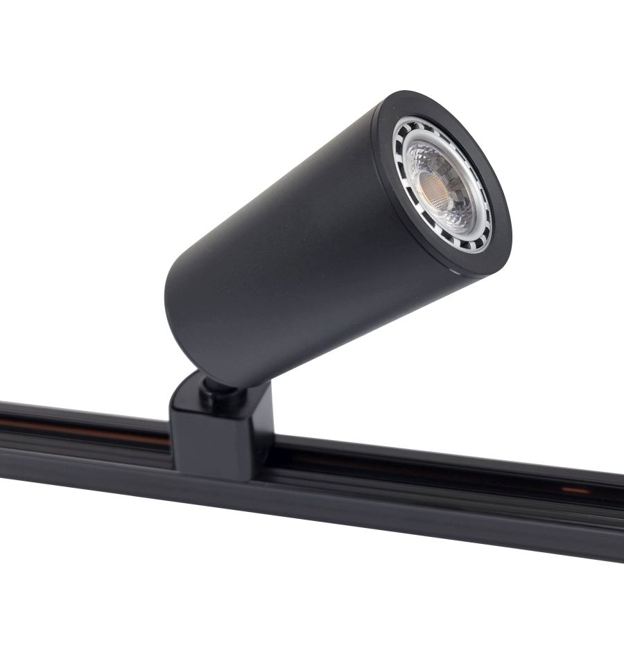 Ailia Imports Barden 1 Light Track Spotlight Black GU-10