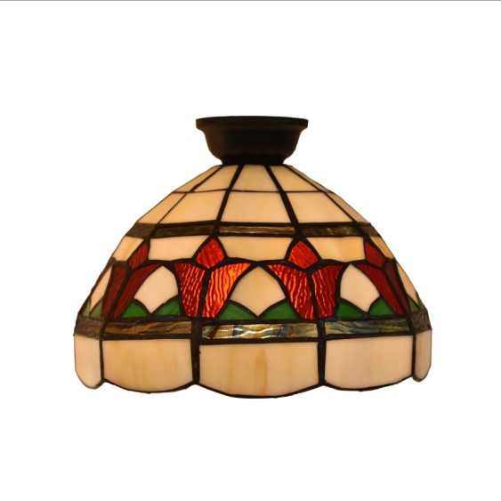 Toongabbie Lighting BF101333 Leadlight Batten Fix DIY Shade