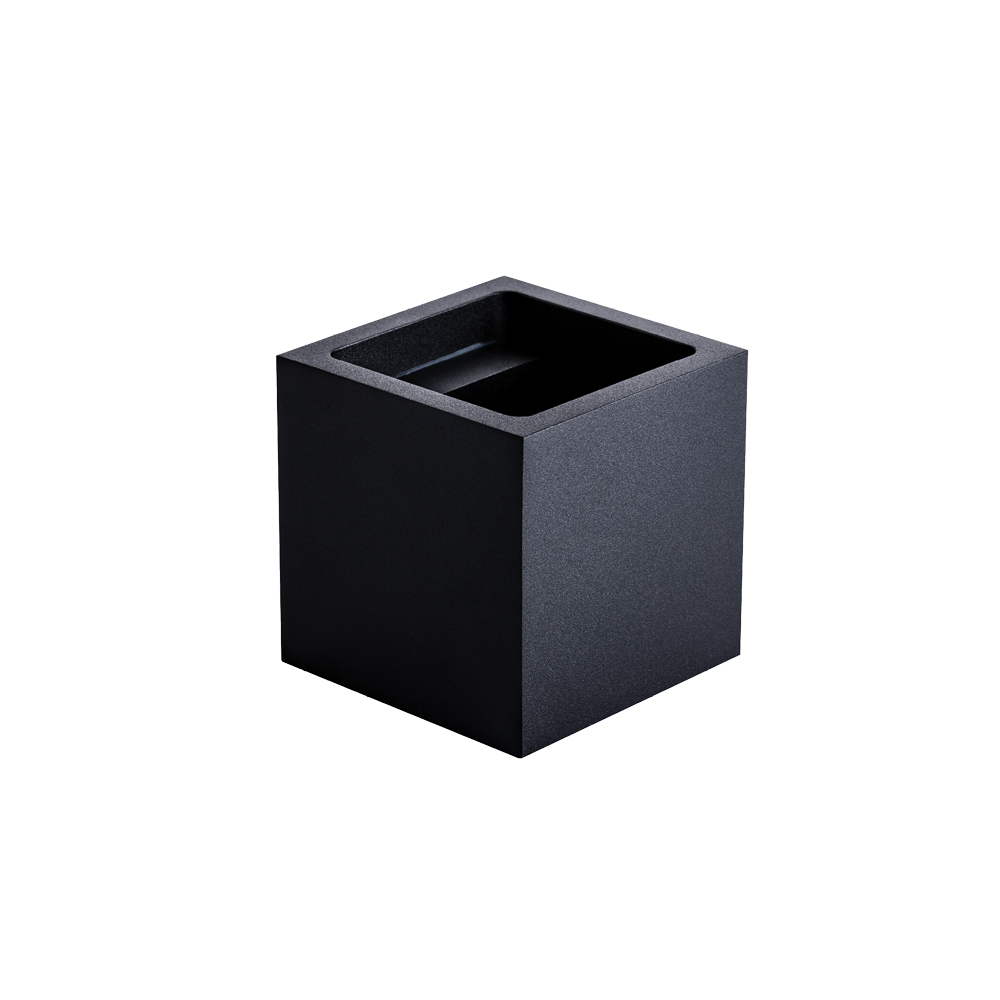 Unios Lighting Bianco Black Exterior Wall Light