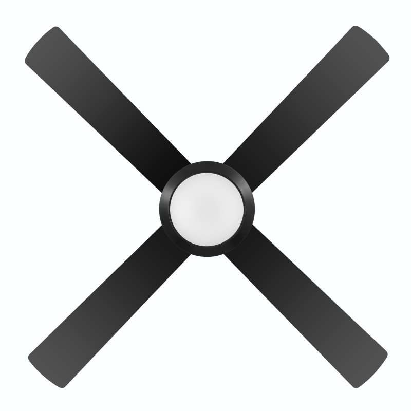 Eglo Bondi Black Ceiling Fan with Light - 203627 - blades