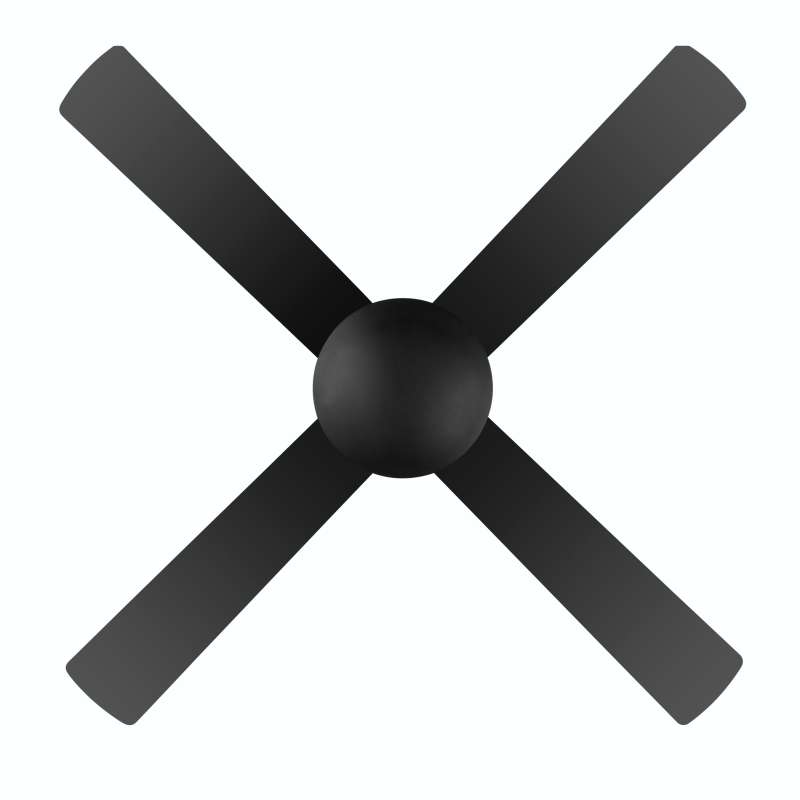 Eglo Bondi Ceiling Fan Black - 203625 - Blades