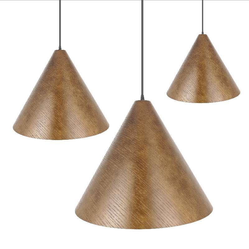 Borneo Timber Pendant - Walnut group