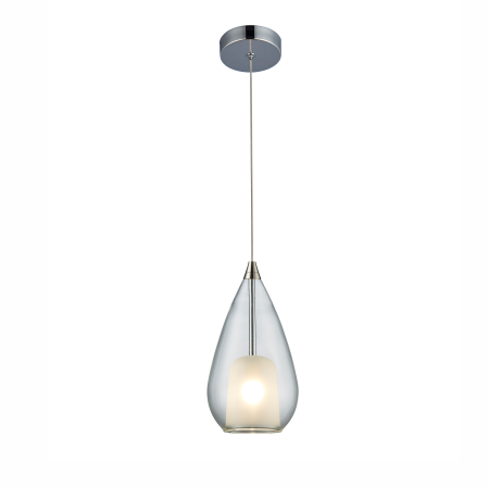 AP-1118-CLR Briana 1 Light Pendant - Clear