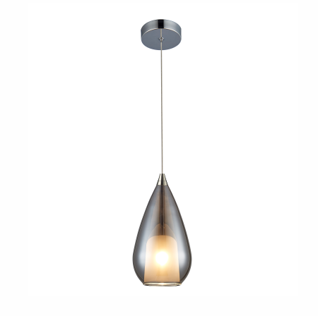 AP-1118-SMK Briana 1 Light Pendant - Smoke