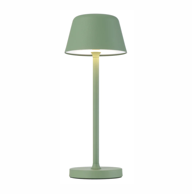 Telbix Briana Rechargeable Desk Lamp - Matt Green