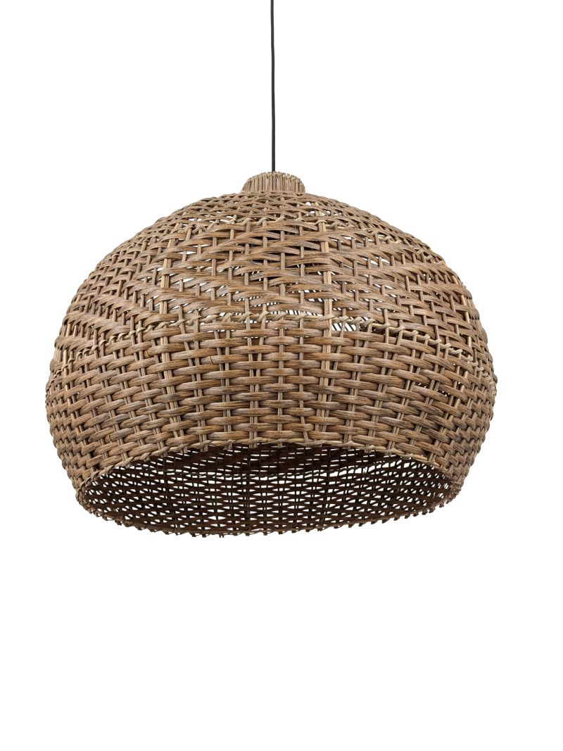 Ailia Imports Brinda 1lt Cane Pendant Light 2