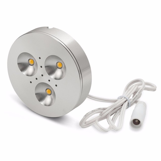 Ailia Imports - Cab 3 3watt Cabinet Light - Aluminium 3000K