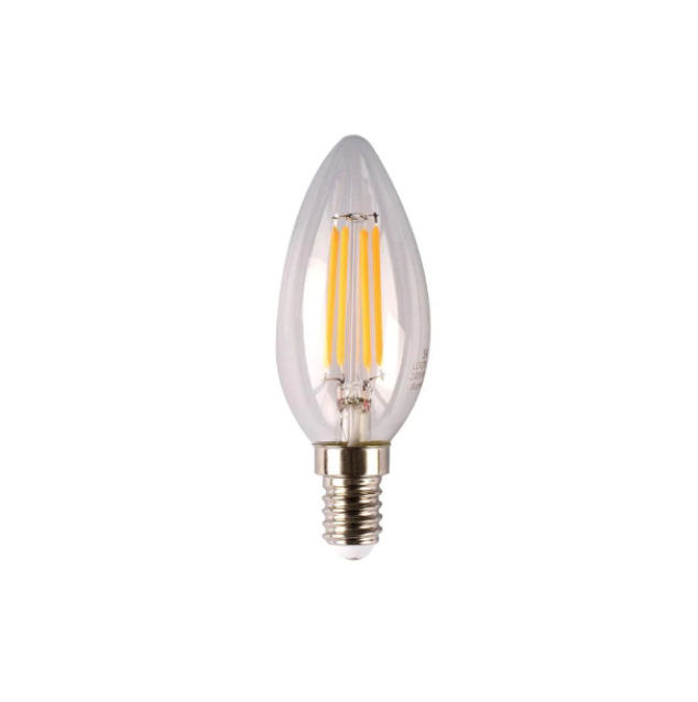 Sunny SAL Candle 4W SES E14 5000K Clear Dimmable Globe