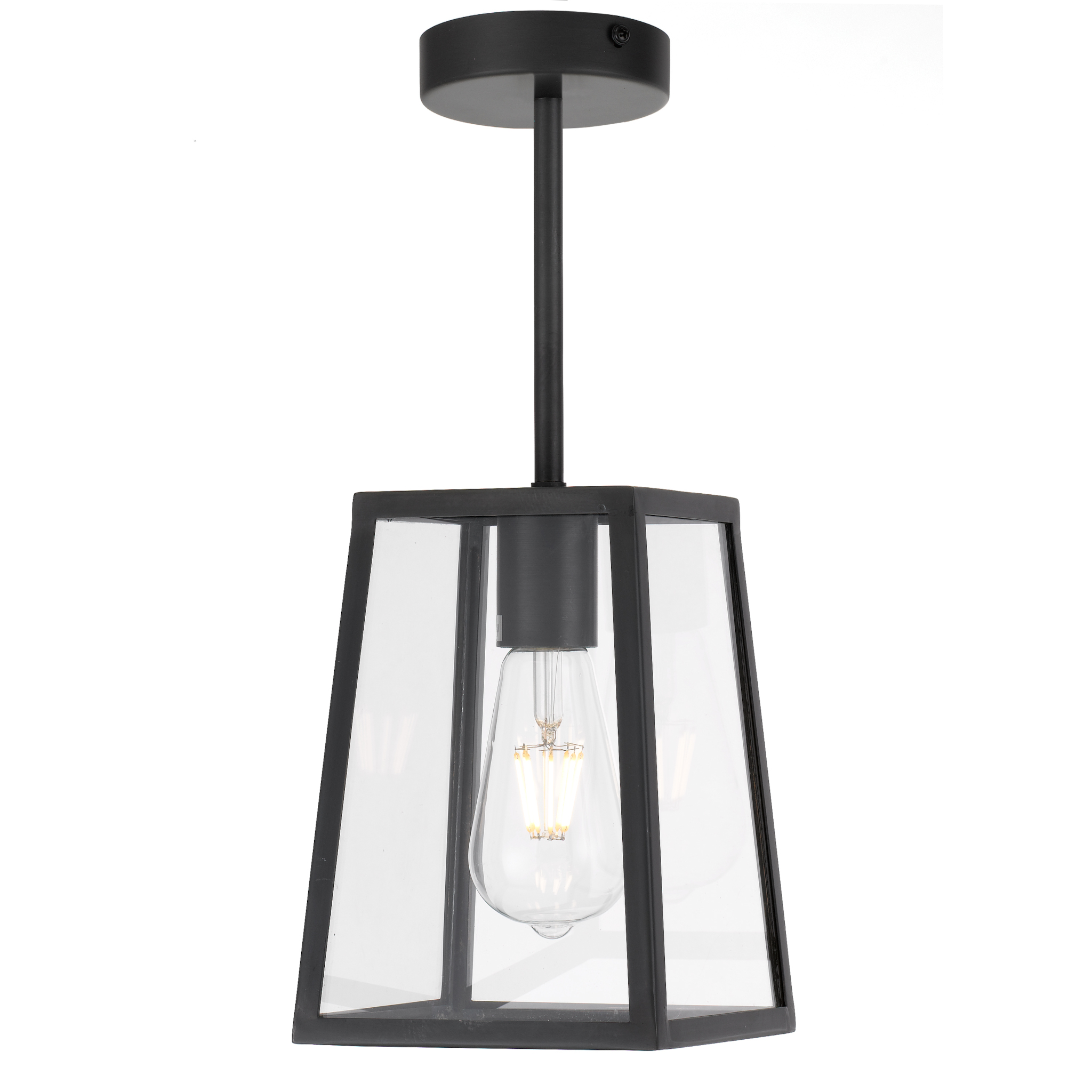 Telbix Lighting Cantena Black Pendant Light 15cm