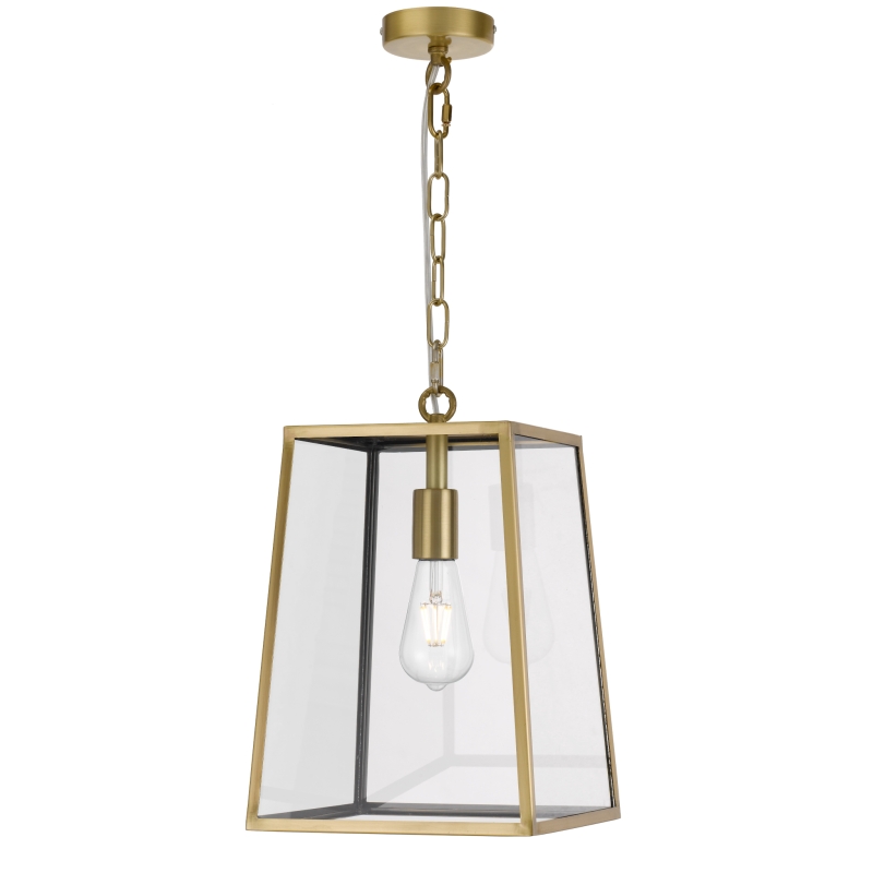 Telbix Cantena PE15Brs Brass Pendant Light -no rod
