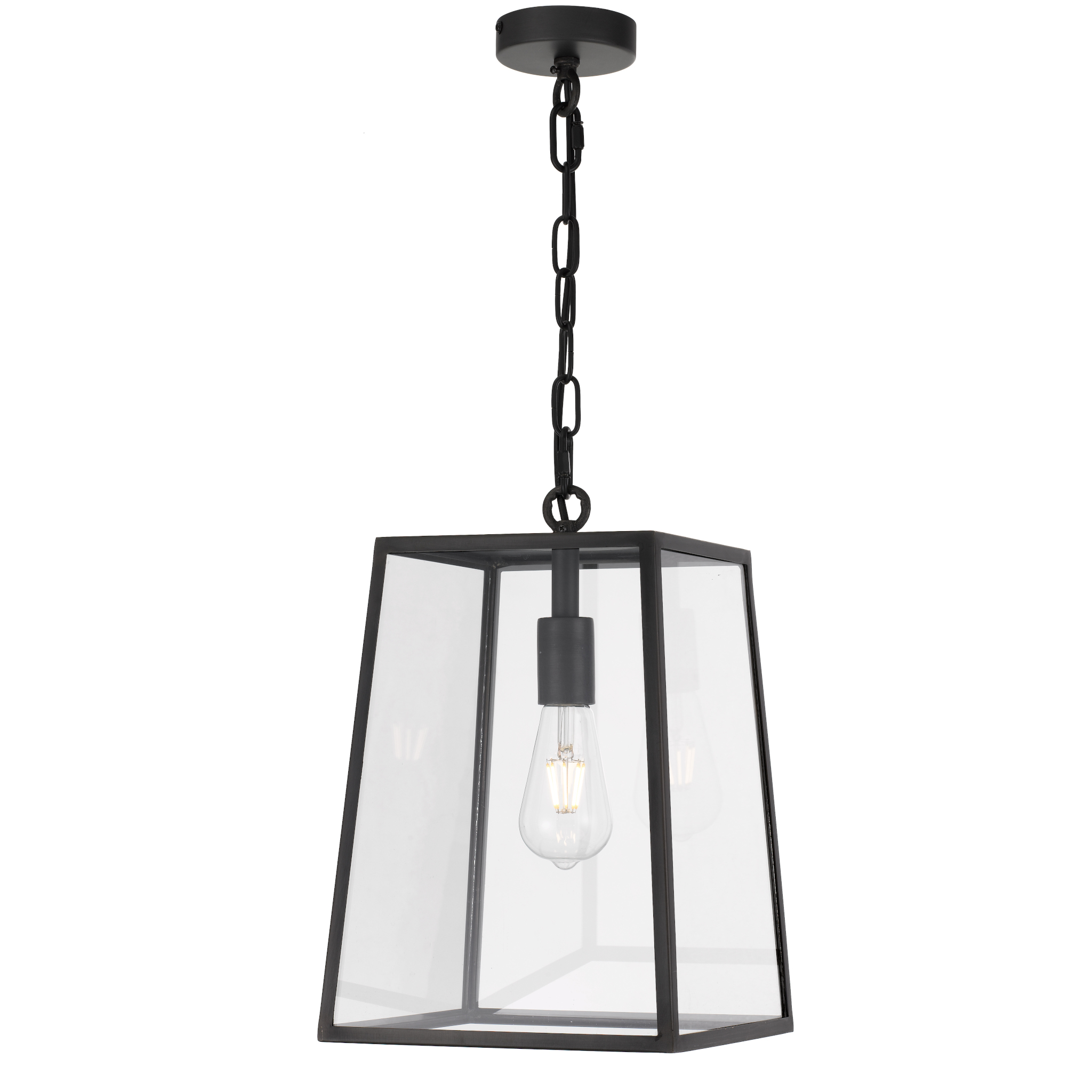 Telbix Lighting Cantena Black Pendant Light 25cm