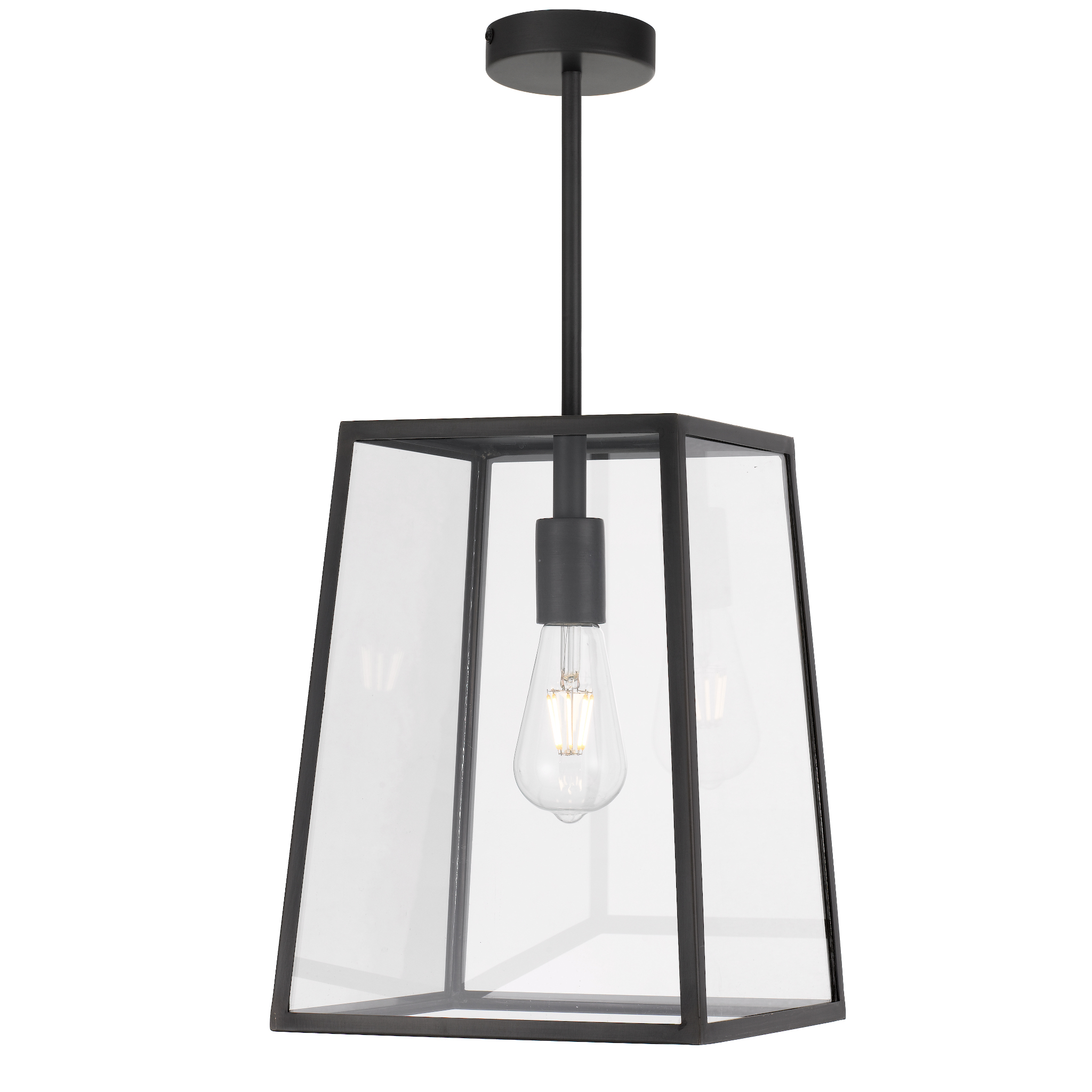 Telbix Lighting Cantena Black Pendant Light 25cm