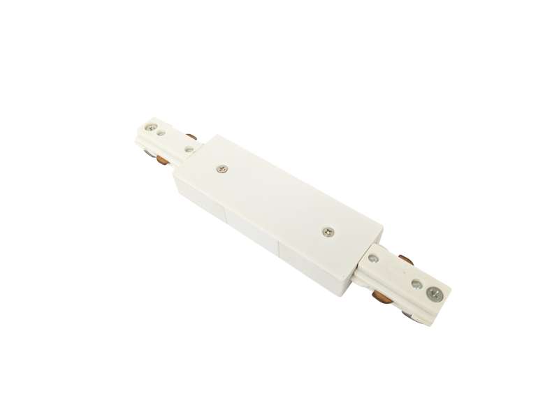 Ailia Imports - Single Circuit Centre Feed track joiner - White