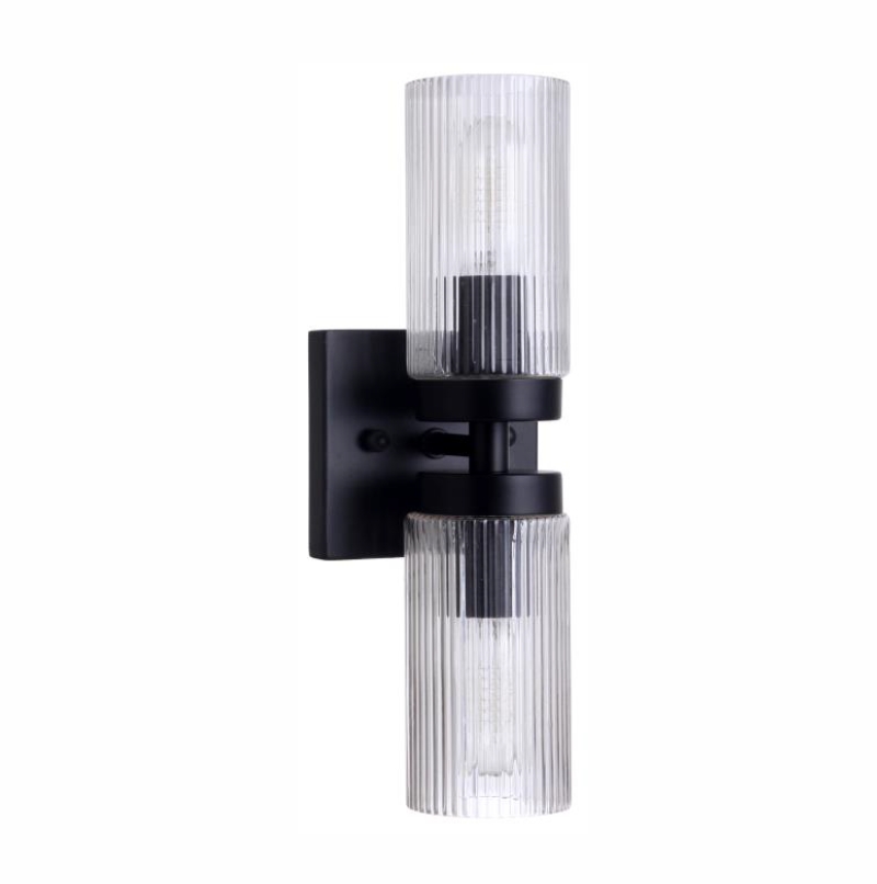 Lode Chester Black wall light - 2 Light model