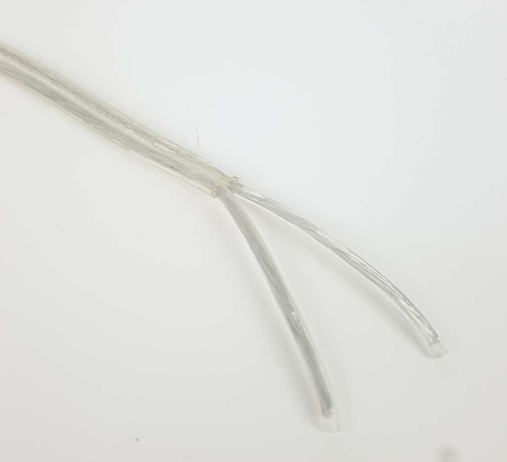 2 Core Clear Cable - Double Insulated
