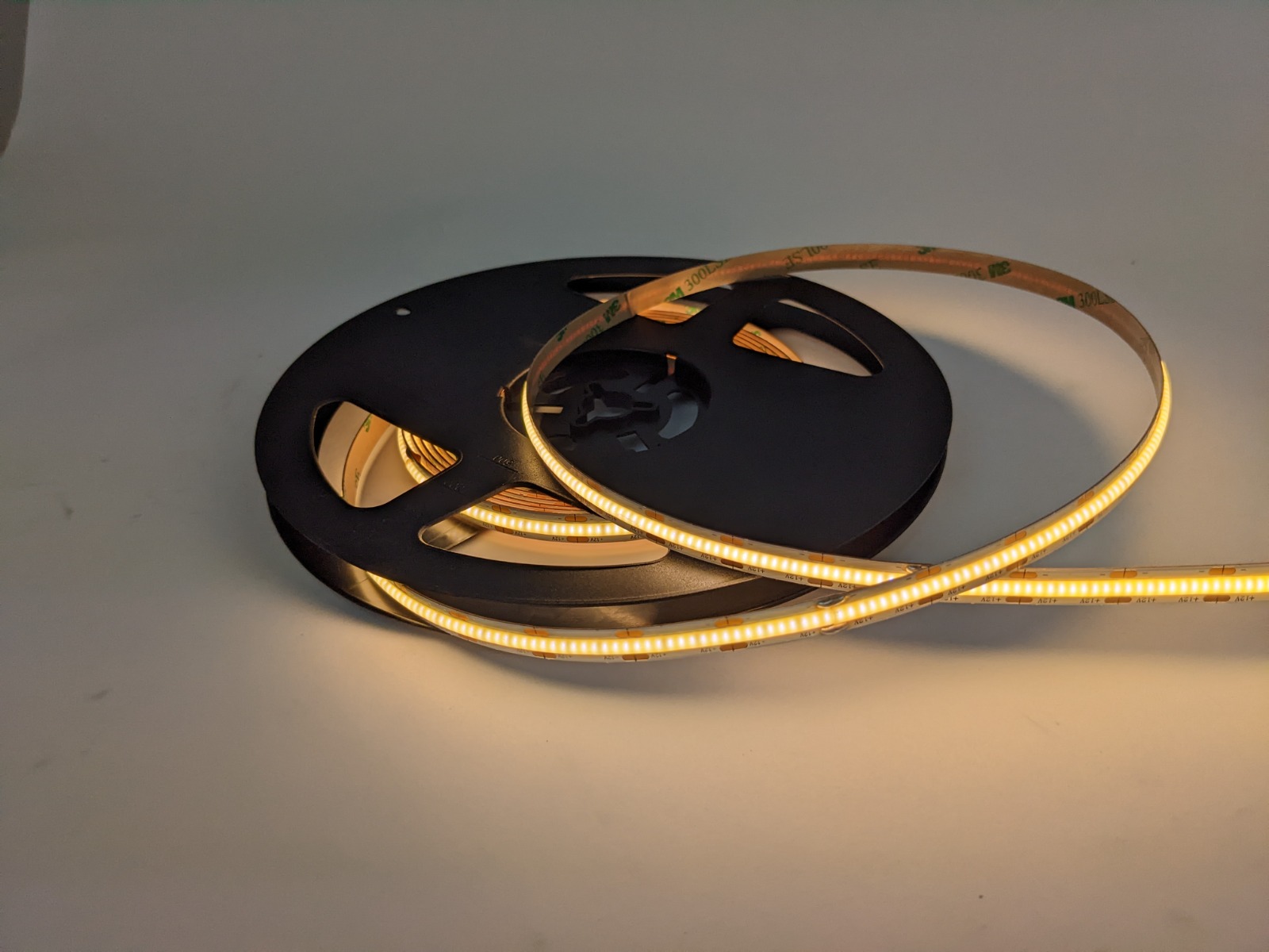 COB LED Strip 12v 3000K or 4000K - 10watts per/ metre - LIT