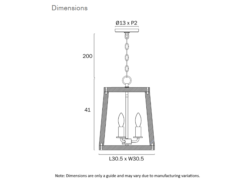 Telbix Lighting Dalton 3LT Pendant