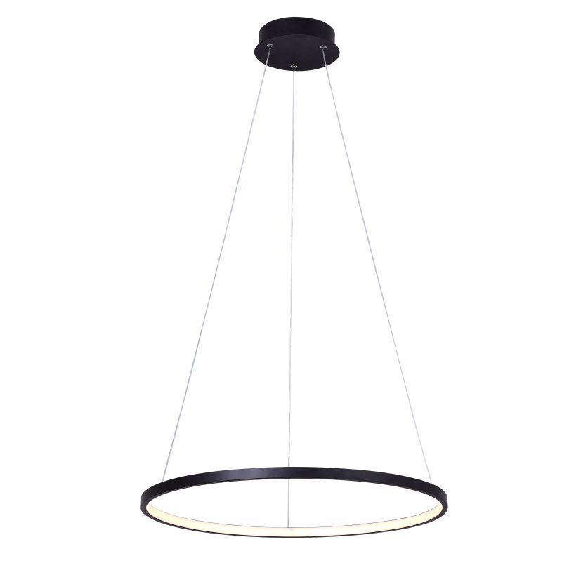 Ailia Imports Black LED Pendant Light - 2 sizes