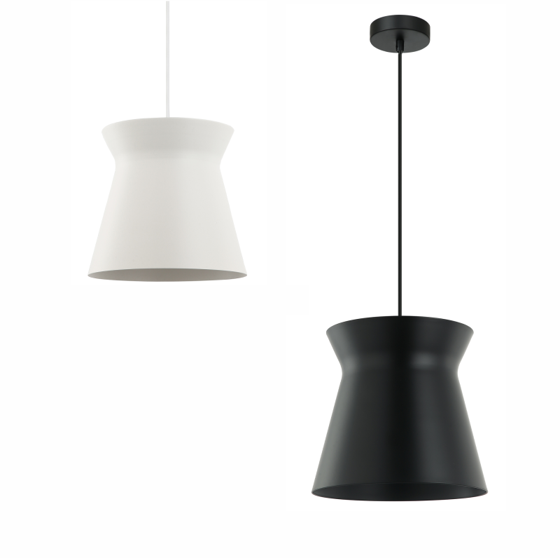 CLA Diablo 1 LT Metal Pendant Light  - Black and White