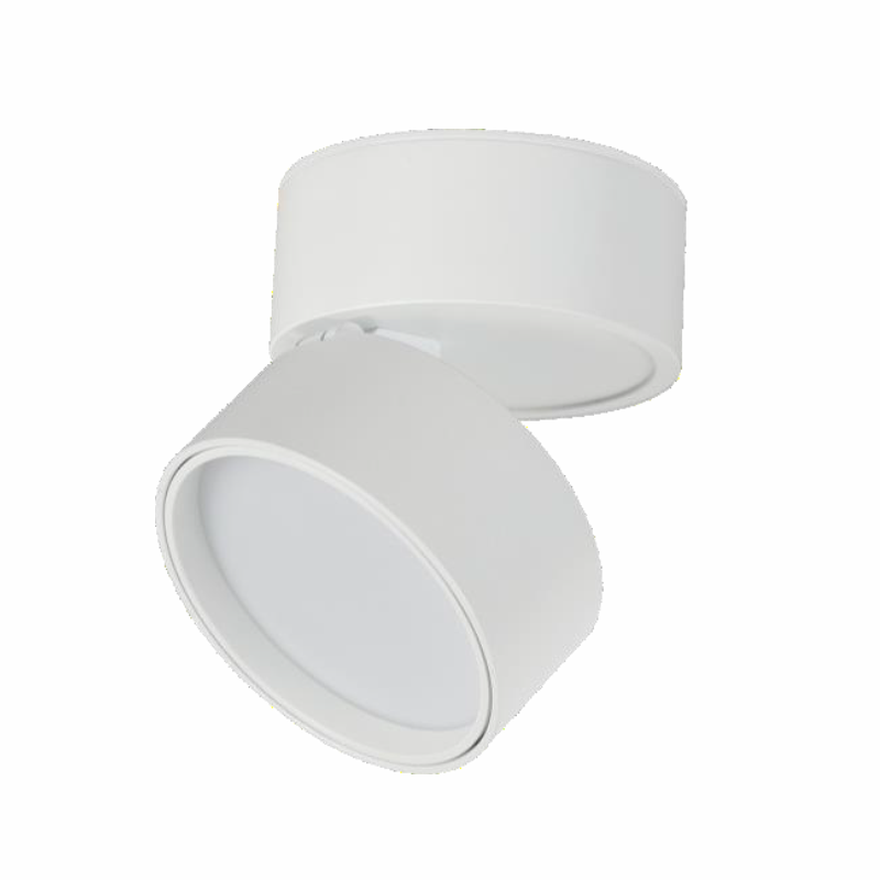 Mercator Diaz Single Surface Mounted Downlight MD-666 - white adjusted
