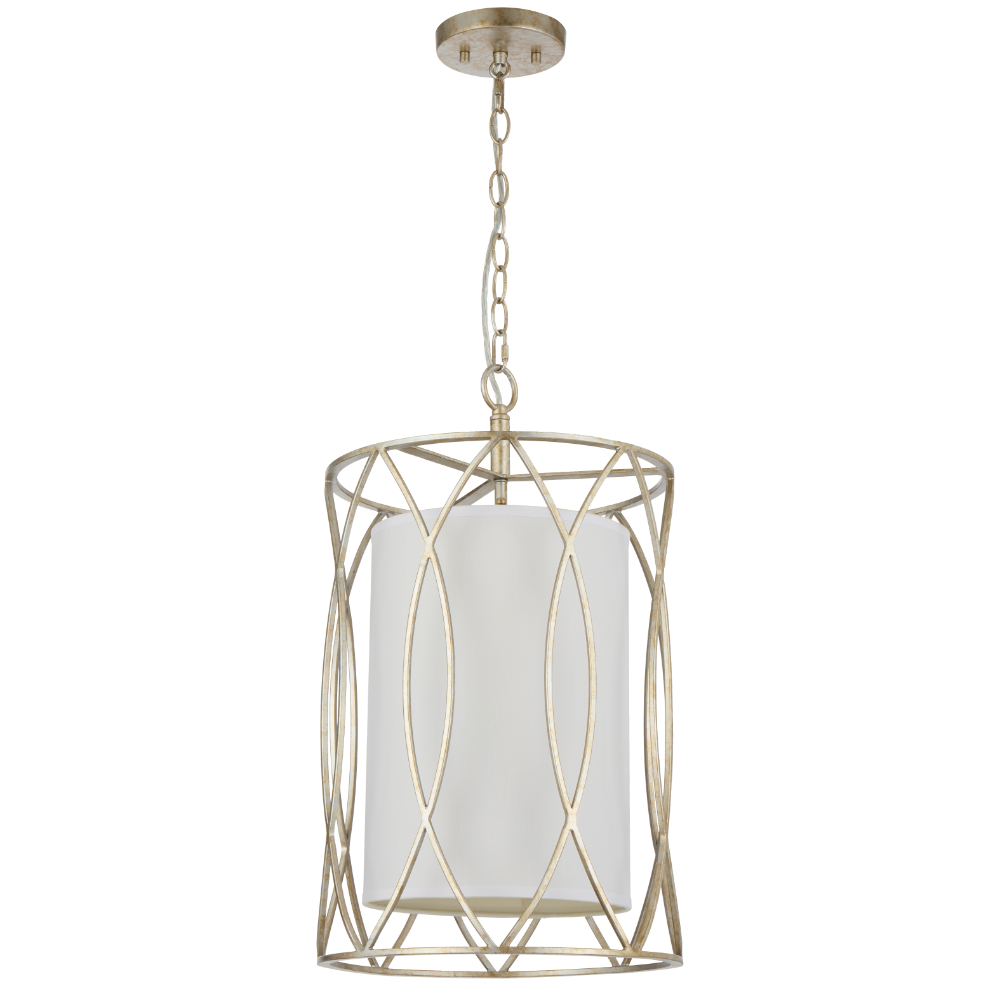 Telbix Lighting Dover33 3LT Pendant Silver OFF