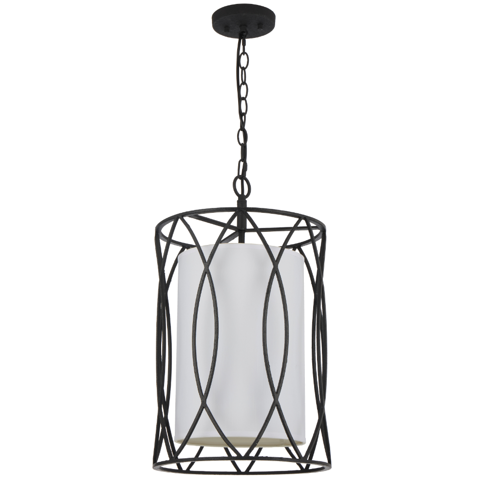 Telbix Lighting Dover33 3LT Pendant Black OFF