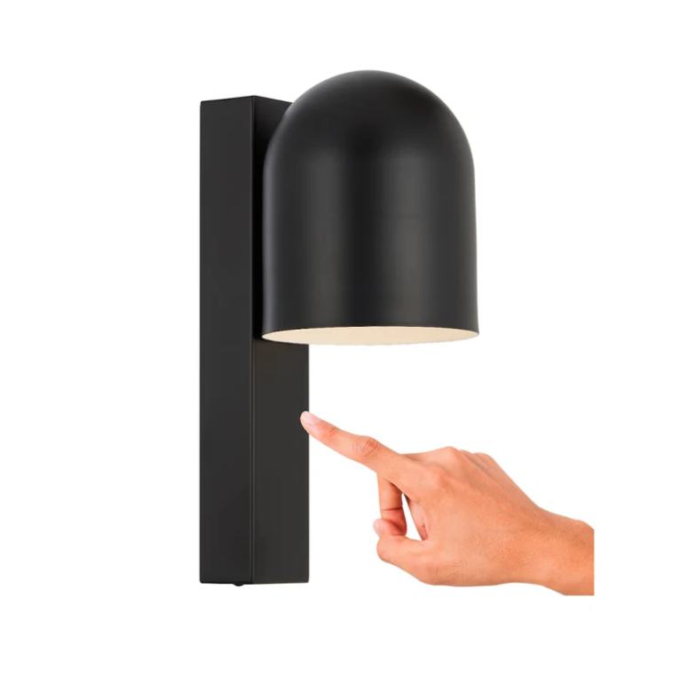Telbix Lighting Echo Touch Wall Light Black
